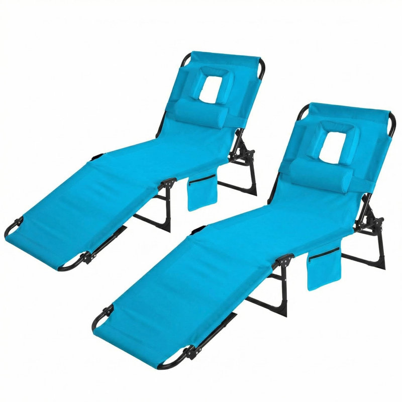 Beach Chair, Blue, 2
