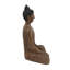 Lynch BUDDHA SITTING 29cm Carved Wood Effect