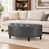 Dark Gray Faux Leather