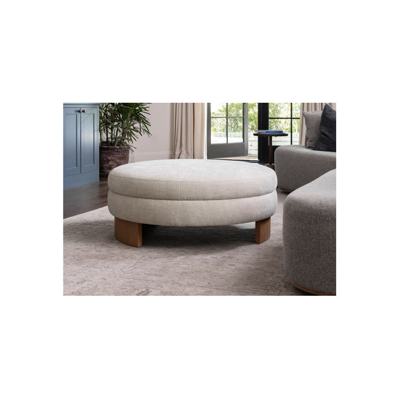 Cabria Round Ottoman