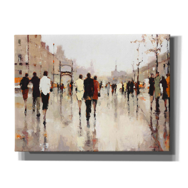 «Lone Lilly» par - Impression sur toile tendue, H 12 po x l 16 po x P 0,75 po