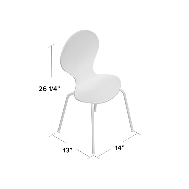 Milperra Kids 14'' Desk Or Activity Chair Desk / Activity Chair and Ottoman, White