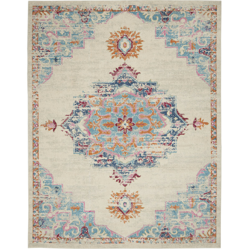 Tapis gris traditionnel Augusta, Rectangle 8 pi x 10 pi