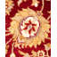 Tapis traditionnel rouge en laine noué à la main 4 pi 1 po x 6 pi 0 po