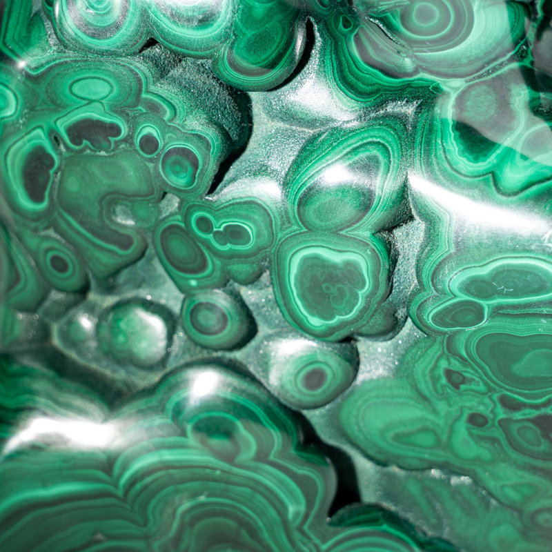 Genuine Natural Bulls Eye Malachite (10.35 lbs)