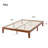 Harlow Solid Wood Platform Bed-91526569-91526570