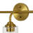 3 - Light Modern Bathroom Vanity Light With Bell Glass Shade