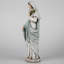Statue de la Bienheureuse mère Mary - statue de la Vierge Marie de 14 pouces, décoration de maison élégante peinte à la main Saint Mary pour la cour de la cour