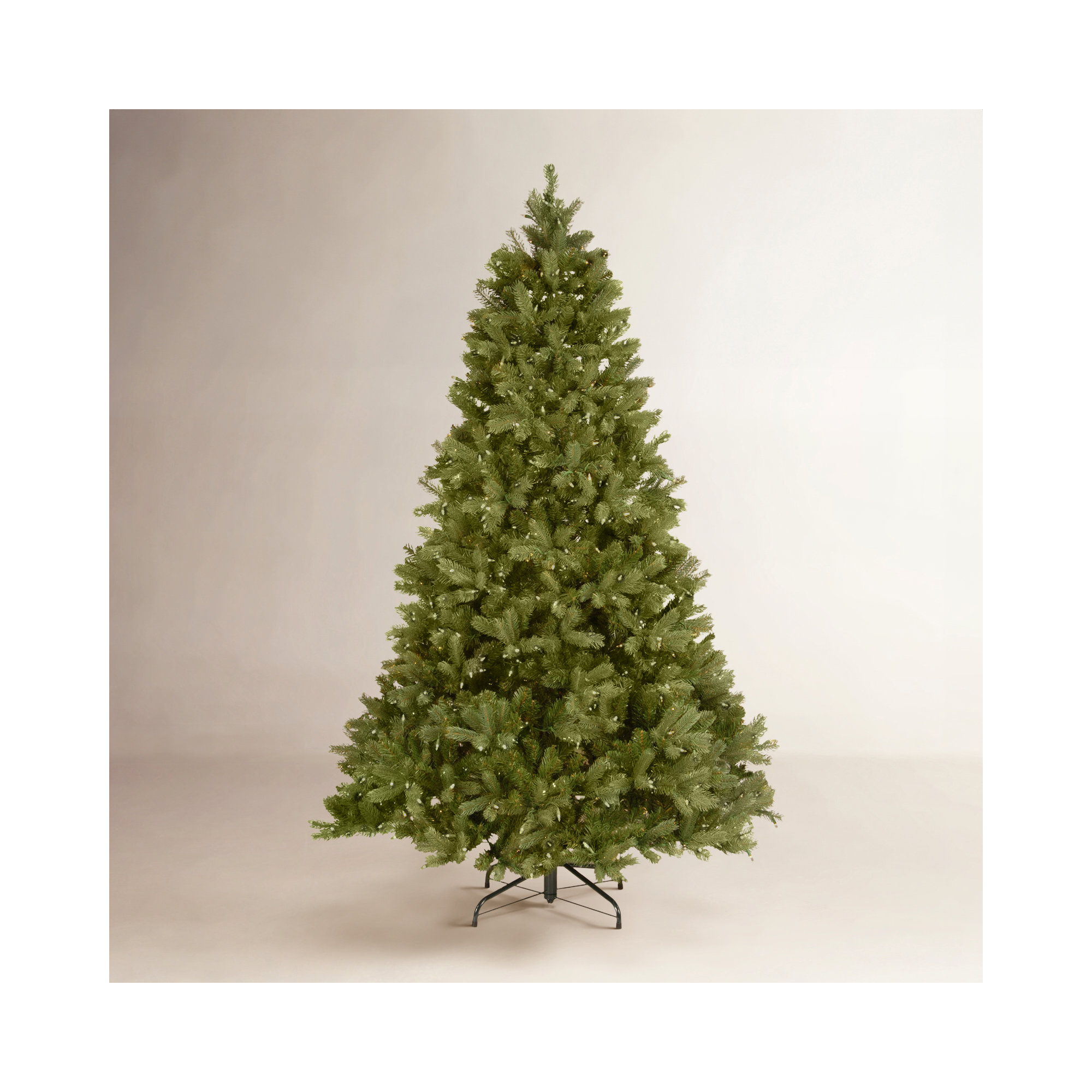 The Holiday Aisle® Downswept DouglasFir Tree with Dual Color LED Lights, Pre-Lit, 7.5' H x 59" W