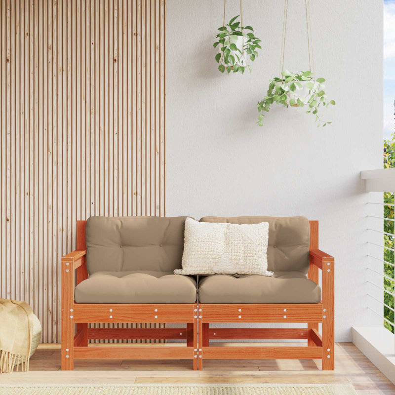 132cm Wide Patio Sectional Set