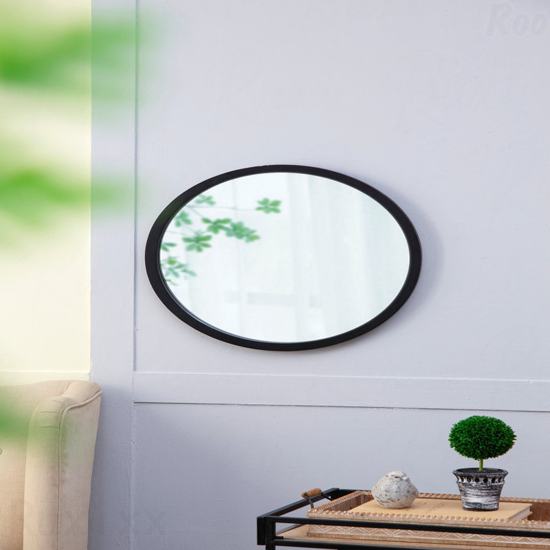 Miroir d'appoint mural 20 "X 20", Noir