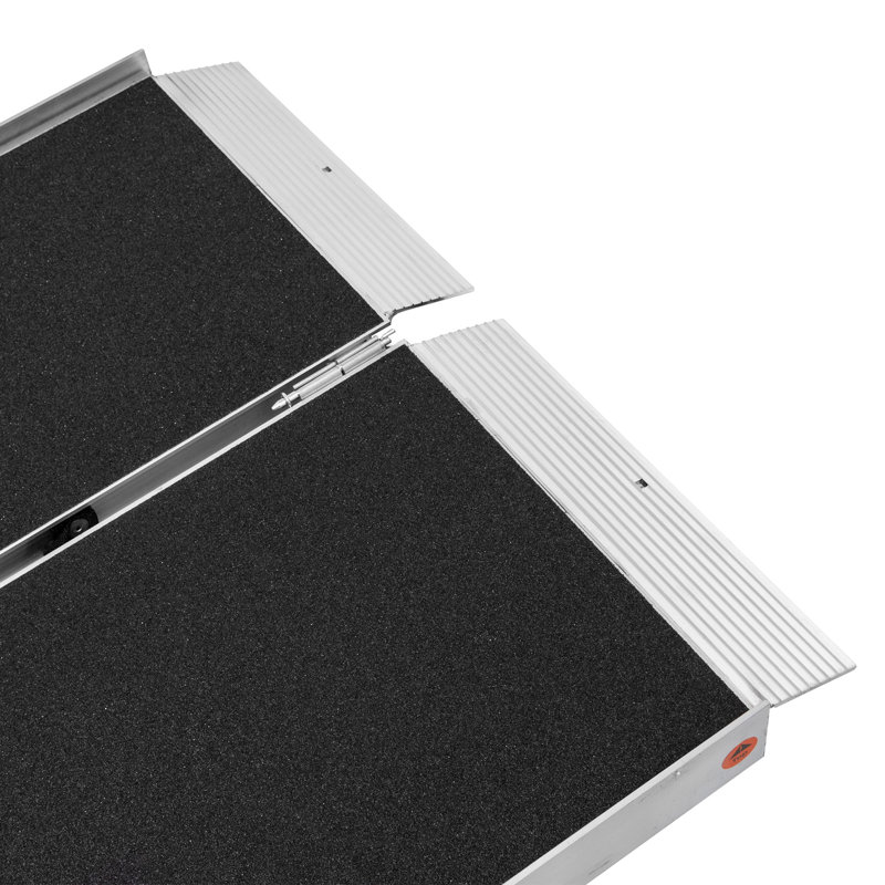 Silver Spring Metal Foldable Portable Ramp, 3" H x 30" W x 36" L