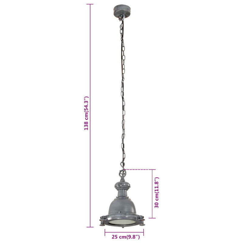 Dasara 1 - Light Pendant, in Grey