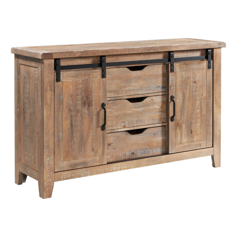 Labruna 60" Sideboard with 2 Cabinets and 3 Drawers, Sandwich