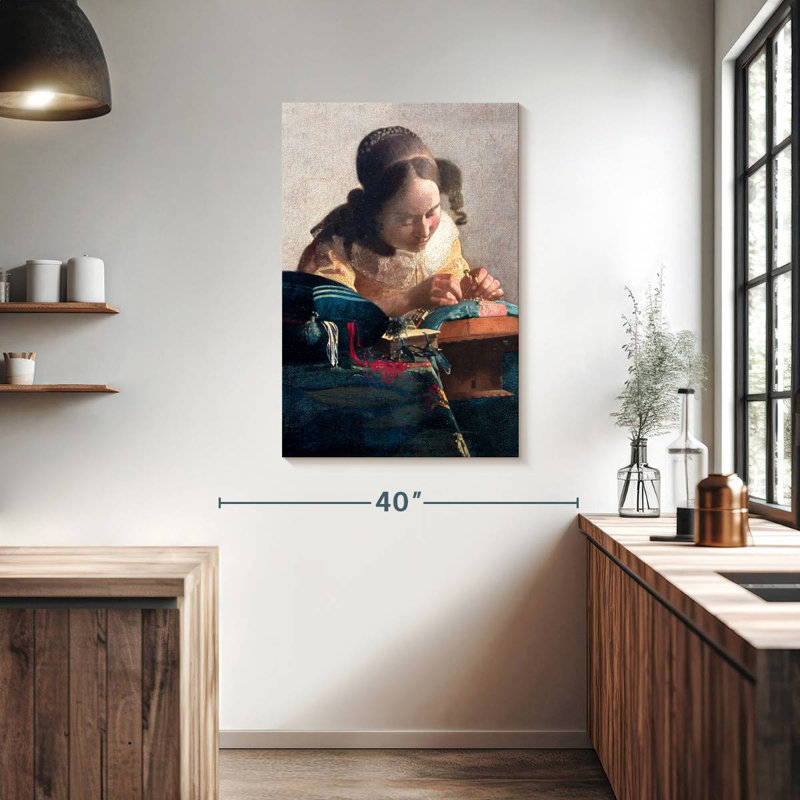 Leisha The Lacemaker, 39" H x 26" W
