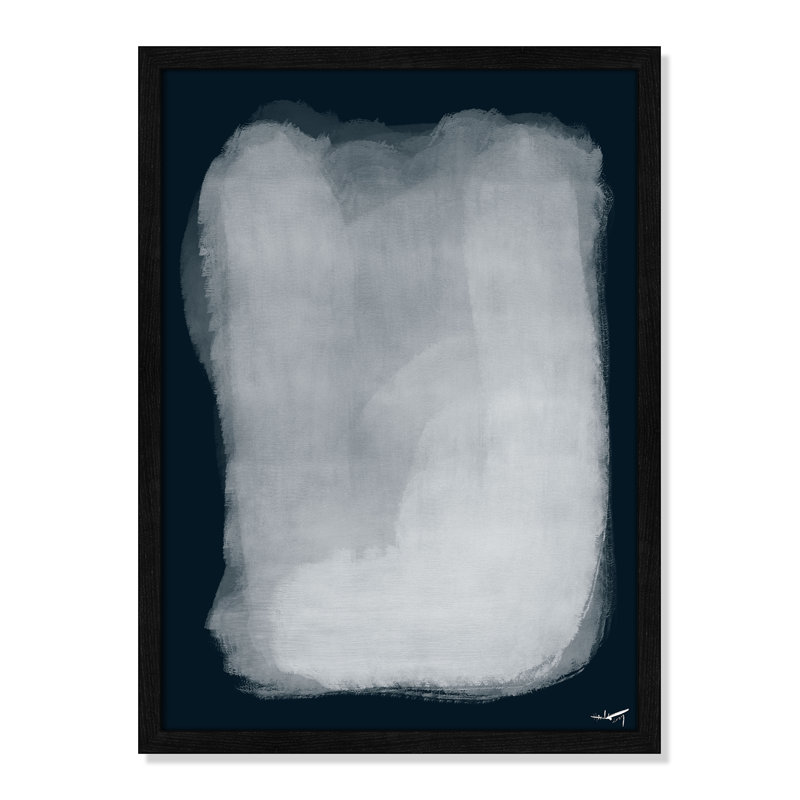 Calme 001, reproduction par A.Atelier, H 23 po x l 17 po x P 0,75 po, Impression encadrée noire sans passe-partout