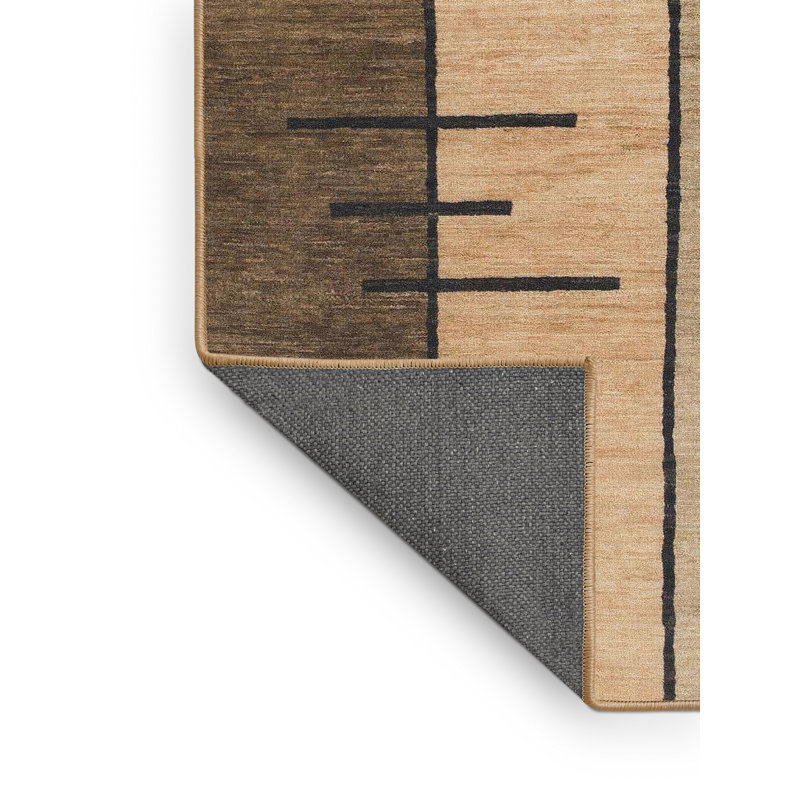 Abstract Indoor Rug, Rectangle 7' x 9'
