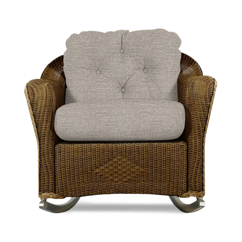 Reflections Outdoor Rocker Chair, Demo Stone, Bark