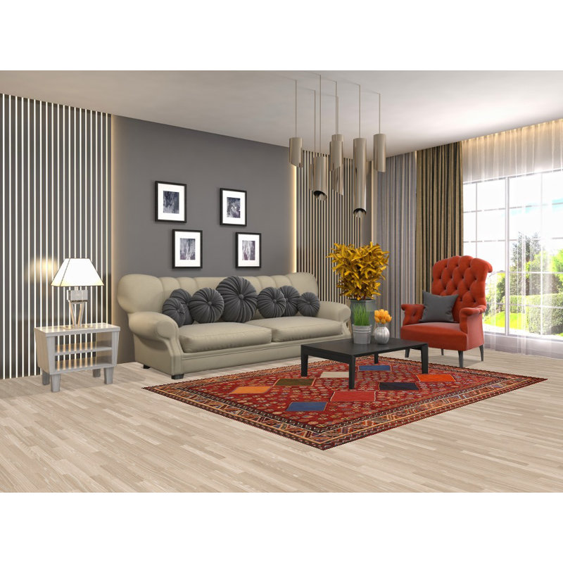 Tapis traditionnel géométrique 5 x 8