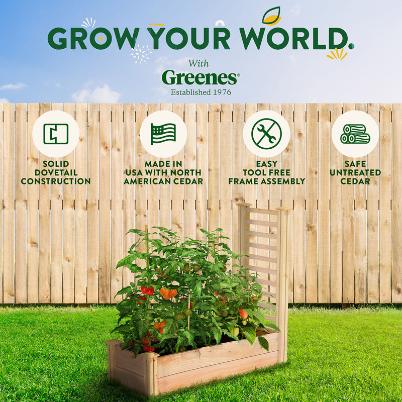 Wood Raised Garden Bed