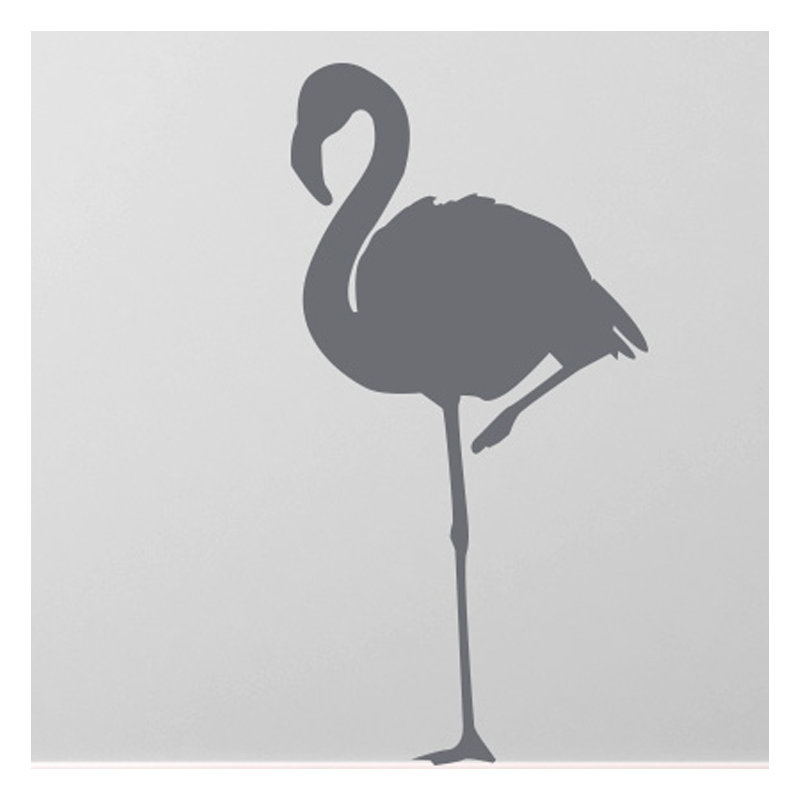Animals Wall Decal, Grey, Large
