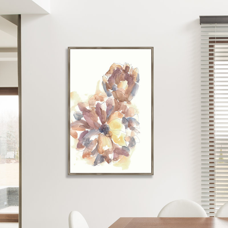la Floraison III Framed Painting Canvas
