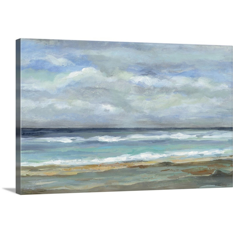 «Seashore» par Bybee, reproduction d'art sur toile, H 20 po x l 30 po x p 1,25 po