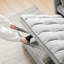 Canapé futon en velours 3-en-1 qui se transforme en lit-couchette, avec dossier réglable et poches de rangement à dossier inclinable convertible, coussins moelleux