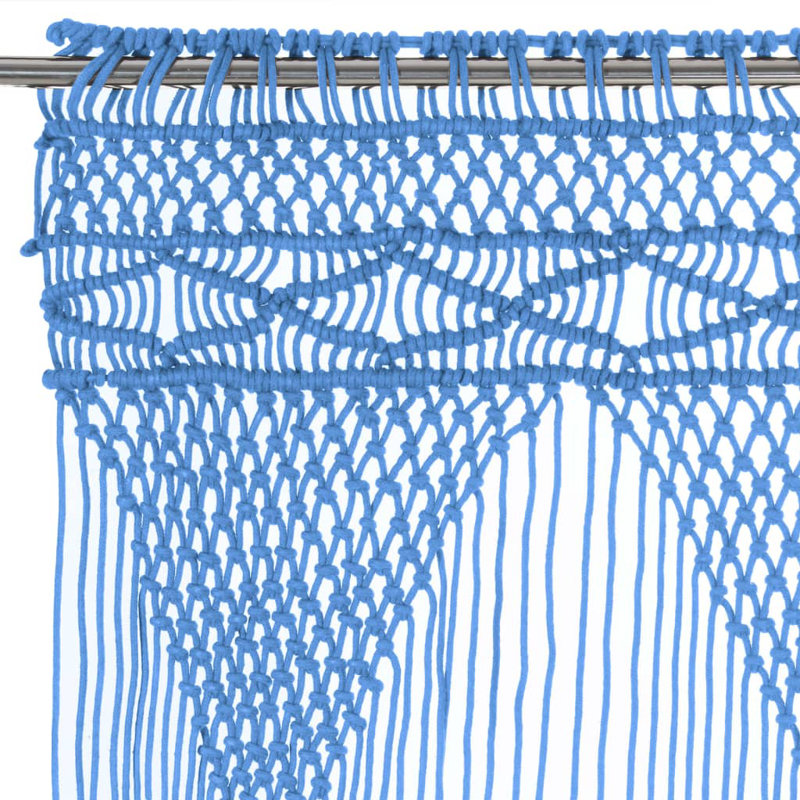 Lasseter Sheer Curtain Single Panel, Blue