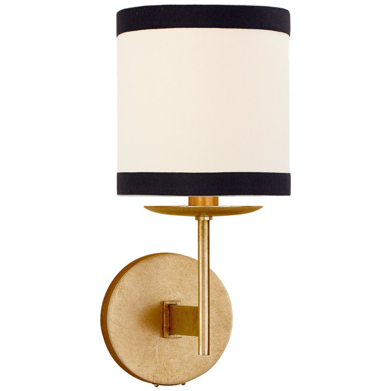 kate spade new york Walker Small Sconce, Gild, Black