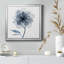 Indigo Bloom IV - Peinture sur toile encadrée-78138901-78138900
