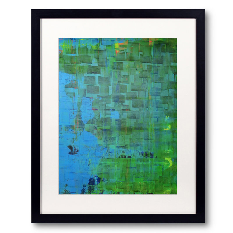 Highlands No. 1719 Print by Drew Gaffney, Black Framed Paper, 30" H x 24" W