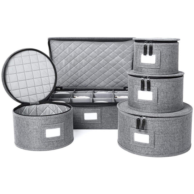 Ensemble de rangement pour vaisselle 5 pièces Dannial