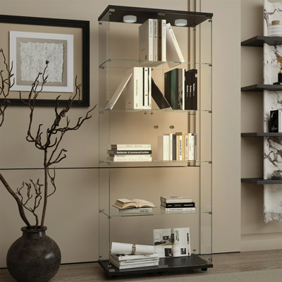 Vitrine en verre trempé