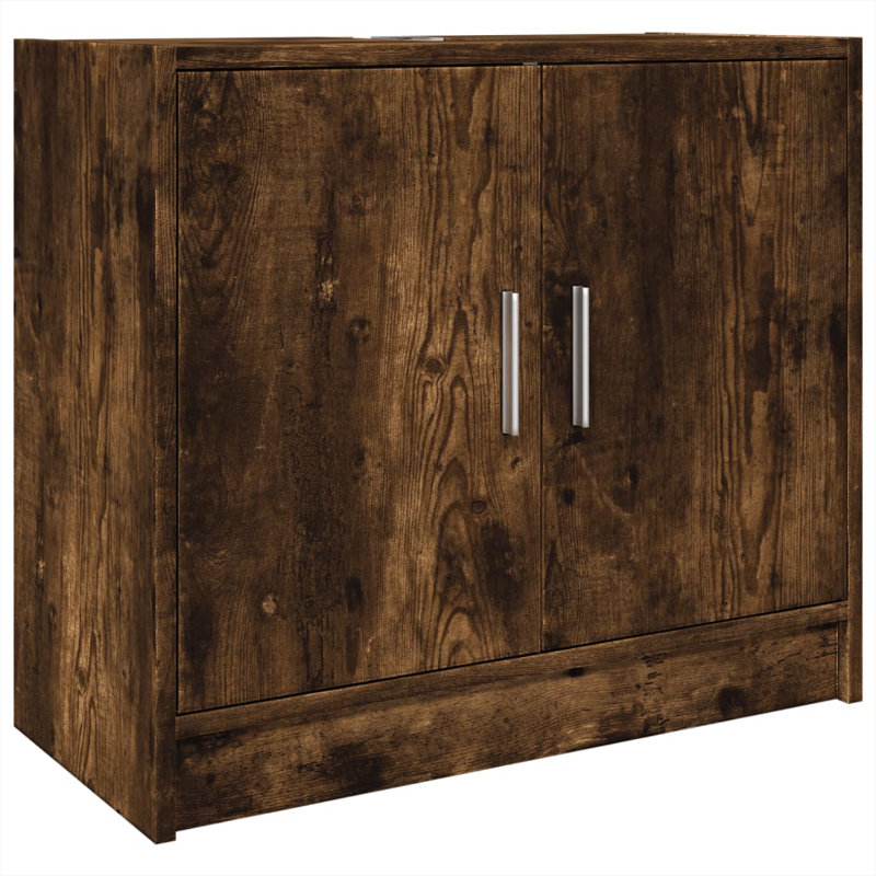 Brighley Under Sink Cabinet, Smoked oak