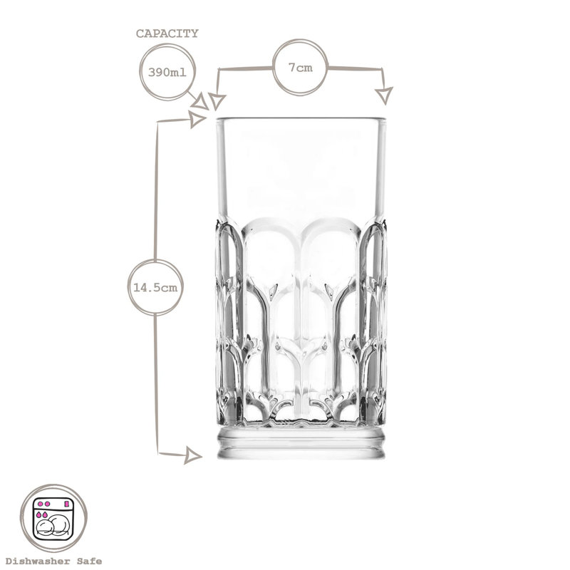 390ml Glass