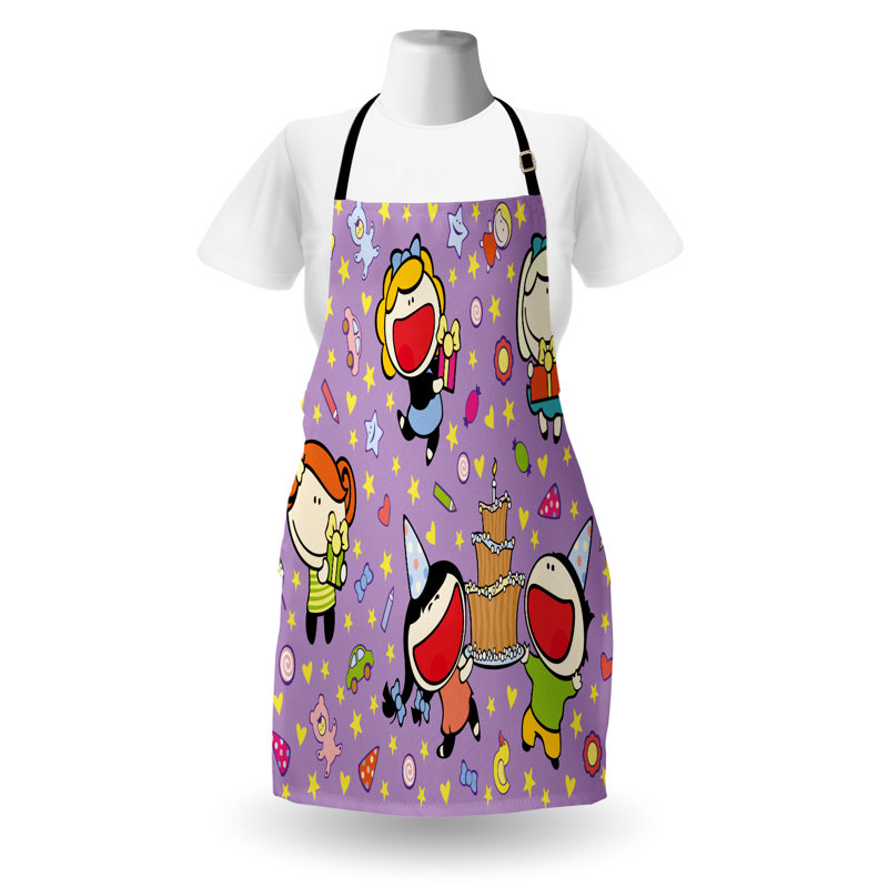 Multicolore, tablier d'anniversaire The Party Aisle ™ unisexe, anniversaire, taille adulte