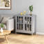 Buffet, armoire de rangement, armoire grise