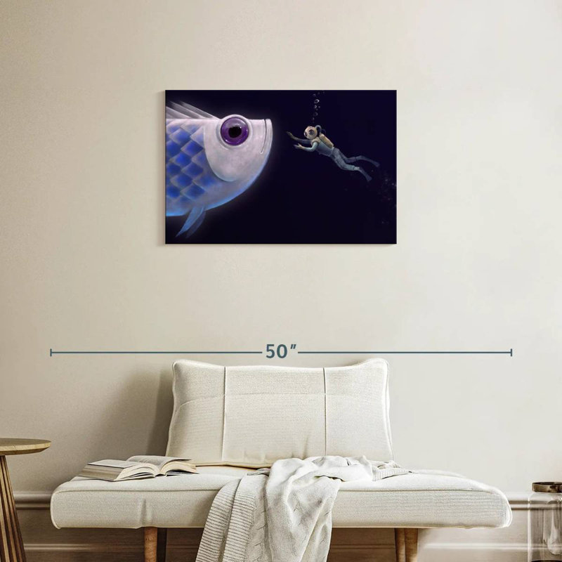 Kelan Deep Sea Fish Encounter, 20" H x 30" W
