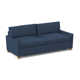 Louisa 87" Square Arm Sofa Bed with Reversible Cushions with USB