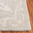 Angeletta Tufted Wool/Cotton Damask Rug in Light Gray/Ivory-896543983