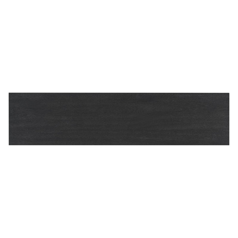V-Base Design Console Table, Black