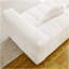 Canapé moderne de 66,5 pouces sans os avec deux coussins décoratifs circulaires, tissu en polyester à poils longs texturé litchi doux pour la peau, canapé à deux places en mousse à carreaux-1351987137