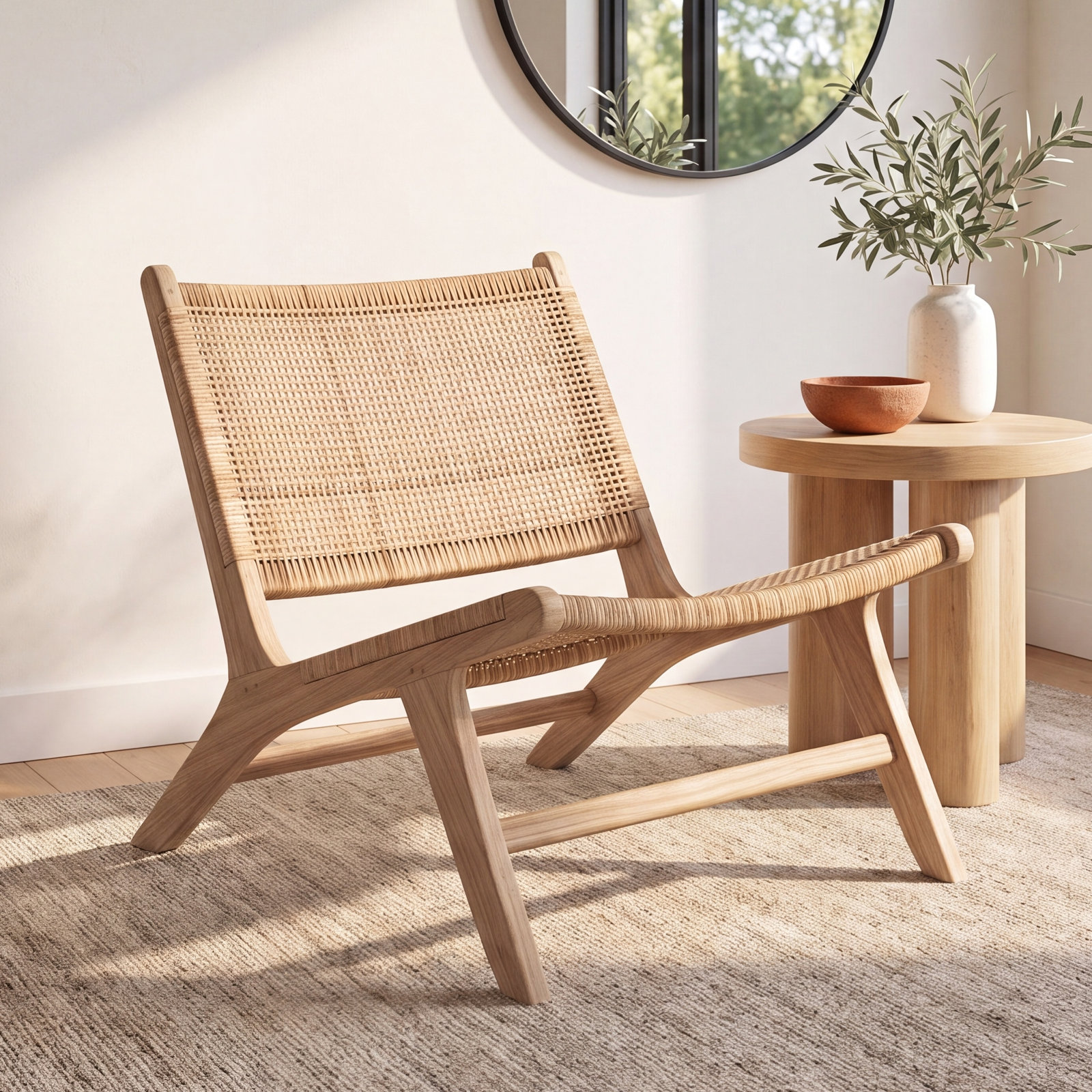 Teak Accent Chair