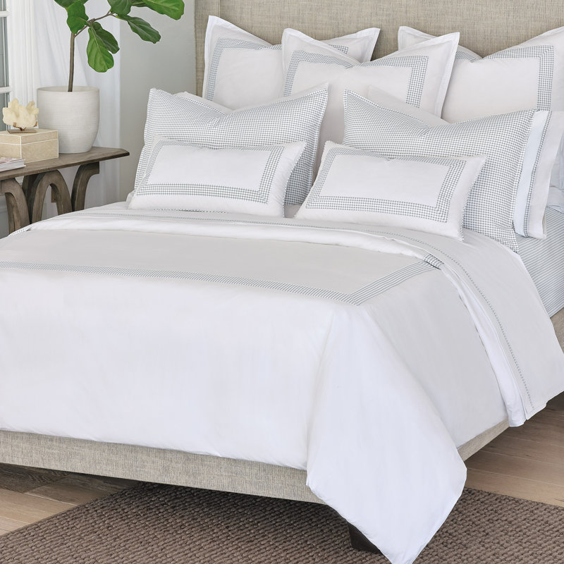 Housse de couette Malaya par Alexa Hampton, Brume, Housse de couette double