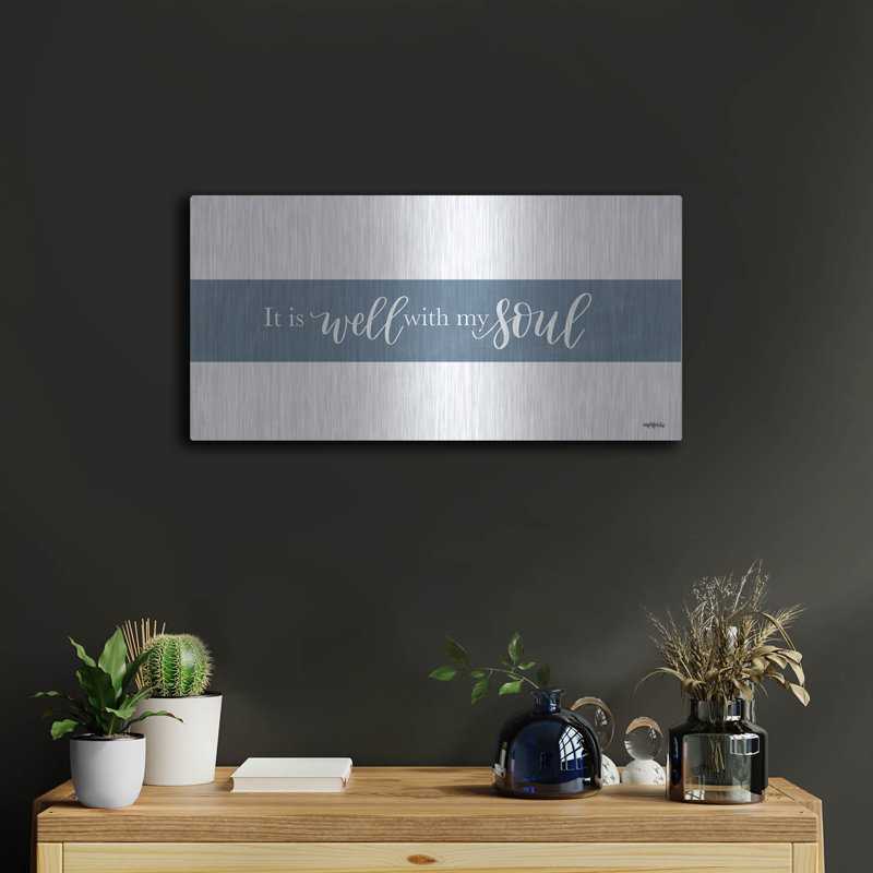 «It Is Well With My Soul» par Imparfect Dust, H 12 po x l 24 po