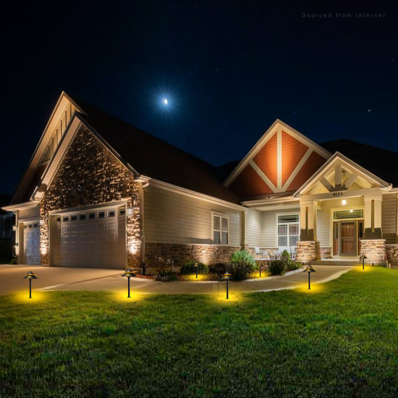 LED Landscape Pathway Lighting, 3W AC/DC 12V-24V Low Voltage Path Lights