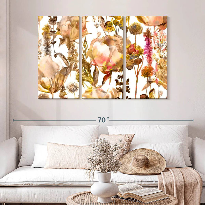 Harnek Artistic Peonies, 32" H x 50" W