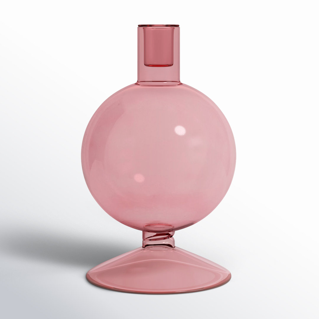 Geri 9.84" Glass Tabletop Candlestick AllModern 