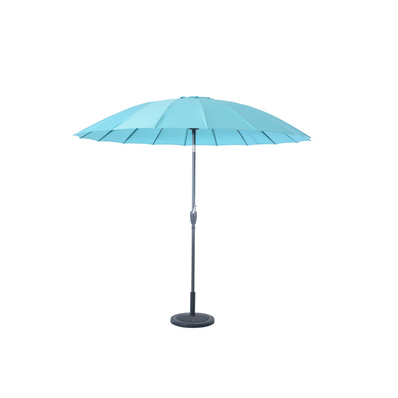 Calton 253cm Traditional Parasol, Aqua